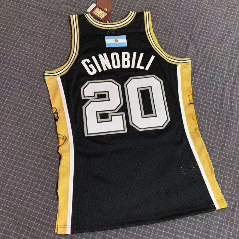 manu ginobili jersey mitchell and ness